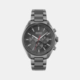 Hugo Boss Distinct Grey Dial Gren Steel Strap Watch for Men - 1513858 Authentic Buy Shop Now