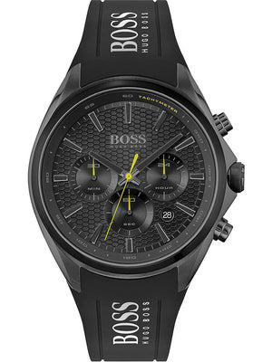 Hugo Boss Distinct Black Dial Black Silicone Strap Watch for Men - 1513859 Authentic Buy Shop Now