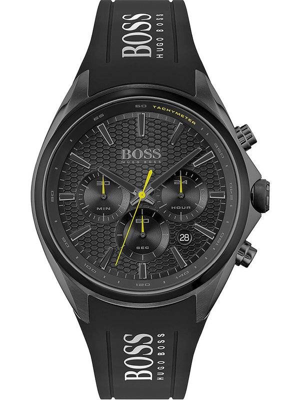 Hugo Boss Distinct Black Dial Black Silicone Strap Watch for Men - 1513859 Authentic Buy Shop Now