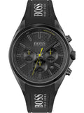 Hugo Boss Distinct Black Dial Black Silicone Strap Watch for Men - 1513859 Authentic Buy Shop Now