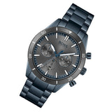 Hugo Boss Santiago Grey Dial Blue Steel Strap Watch for Men - 1513865 Authentic Buy Shop Now