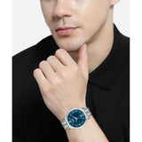 Hugo Boss Grand Course Blue Dial Silver Steel Strap Watch for Women - 1502583 Authentic Buy Shop Now