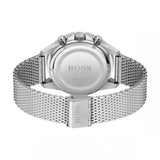 Hugo Boss Admiral Black Dial Silver Mesh Bracelet Watch for Men - 1513904 Authentic Buy Shop Now
