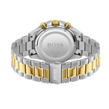 Hugo Boss Admiral Black Dial Two Tone Steel Strap Watch for Men - 1513908 Authentic Buy Shop Now
