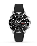 Hugo Boss Admiral Black Dial Black Silicone Strap Watch for Men - 1513912 Authentic Buy Shop Now