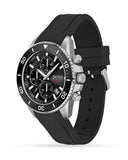 Hugo Boss Admiral Black Dial Black Silicone Strap Watch for Men - 1513912 Authentic Buy Shop Now