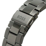 Hugo Boss Allure Chronograph Grey Dial Grey Steel Strap Watch for Men - 1513924 Authentic Buy Shop Now