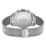 Hugo Boss Skymaster Green Dial Silver Mesh Bracelet Watch for Men - 1513938 Authentic Buy Shop Now