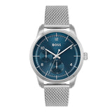Hugo Boss Sophio Blue Dial Silver Mesh Bracelet Watch for Men - 1513942 Authentic Buy Shop Now