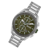 Hugo Boss Volane Grey Dial Silver Steel Strap Watch for Men - 1513951 Authentic Buy Shop Now