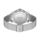 Hugo Boss Sophio Black Dial Silver Mesh Bracelet Watch for Men -1513961 Authentic Buy Shop Now