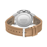 Hugo Boss Allure Black Dial Brown Leather Strap Watch for Men - 1513964 Authentic Buy Shop Now