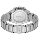 Hugo Boss Cloud Chronograph Blue Dial Silver Steel Strap Watch For Men - 1514015 Authentic Buy Shop Now