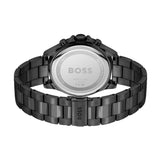 Hugo Boss Troper Chronograph Grey Dial Grey Steel Strap Watch For Men - 1514058 Authentic Buy Shop Now