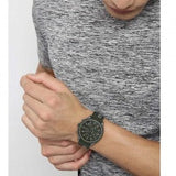 Hugo Boss Velocity Chronograph Green Dial Green Rubber Strap Watch For Men - 1514060 Authentic Buy Shop Now