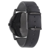 Calvin Klein City Quartz Black Dial Black Leather Strap Watch for Men - K2G2G4C1 Authentic Buy Shop Now