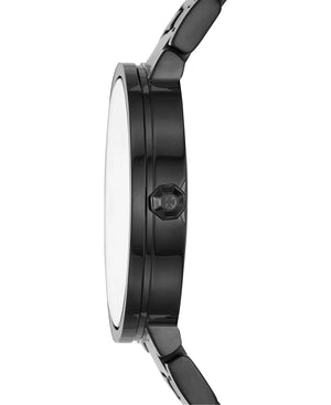 Tory Burch Reva Black Dial Black Steel Strap Watch for Women - TBW4036 Authentic Buy Shop Now