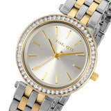 Michael Kors Darci Silver Dial Two Tone Steel Strap Watch for Women - MK3405 Authentic Buy Shop Now