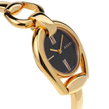 Gucci Horsebit Collection Black Dial Rose Gold Steel Strap Watch For Women - YA139507 Authentic Buy Shop Now