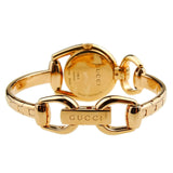 Gucci Horsebit Collection Black Dial Rose Gold Steel Strap Watch For Women - YA139507 Authentic Buy Shop Now