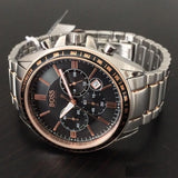 Hugo Boss Driver Sport Grey Dial Grey Steel Strap Watch for Men - 1513094 Authentic Buy Shop Now