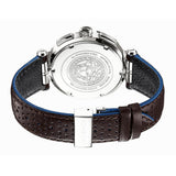 Versace Aion Chronograph White Dial Brown Leather Strap Watch for Men - VBR010017 Authentic Buy Shop Now