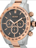 Hugo Boss Ikon Grey Dial Two Tone Steel Strap Watch for Men - 1513339 Authentic Buy Shop Now