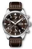 IWC Pilot's Watch Chronograph Edition Brown Dial Brown Leather Strap Watch for Men - IW377713 Authentic Buy Shop Now