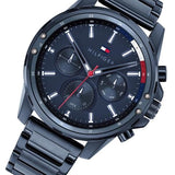Tommy Hilfiger Mason Blue Dial Blue Steel Strap Watch for Men - 1791789 Authentic Buy Shop Now