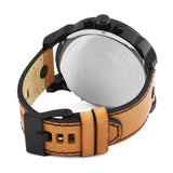 Diesel Mr. Daddy 2.0 Chronograph Grey Dial Brown Leather Strap Watch For Men - DZ7406 Authentic Buy Shop Now