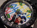 Tag Heuer Formula 1 Alec Monopoly Special Edition Black Rubber Strap Watch for Men - WAZ1119.FT8023 Authentic Buy Shop Now