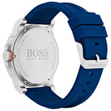 Hugo Boss Detroit Quartz Blue Dial Blue Silicone Strap Watch For Men - 1550008 Authentic Buy Shop Now
