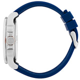 Hugo Boss Detroit Quartz Blue Dial Blue Silicone Strap Watch For Men - 1550008 Authentic Buy Shop Now