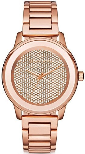Michael Kors Kinley Rose Gold Dial Rose Gold Steel Strap Watch for Women - MK6210 Authentic Buy Shop Now