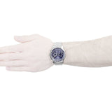 Guess Horizon Chronograph Quartz Blue Dial Silver Steel Strap Watch for Men - W0379G3 Authentic Buy Shop Now