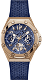 Guess Asteria Multifunction Blue Dial Blue Rubber Strap Watch For Women - GW0620L3 Authentic Buy Shop Now