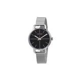 Calvin Klein Even Black Dial Silver Mesh Bracelet Watch for Women - K7B23121 Authentic Buy Shop Now