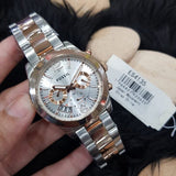 Fossil Perfect Boyfriend Mother of Pearl Dial Two Tone Steel Strap Watch for Women - ES4135 Authentic Buy Shop Now