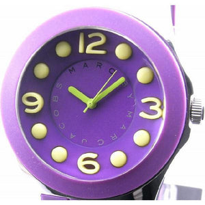 Marc Jacobs Pelly Purple Dial Purple Silicone Strap Watch for Women - MBM2515 Authentic Buy Shop Now