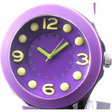 Marc Jacobs Pelly Purple Dial Purple Silicone Strap Watch for Women - MBM2515 Authentic Buy Shop Now