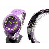 Marc Jacobs Pelly Purple Dial Purple Silicone Strap Watch for Women - MBM2505 Authentic Buy Shop Now