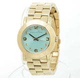 Marc Jacobs Amy Blue Dial Gold Steel Strap Watch for Women - MBM3301 Authentic Buy Shop Now