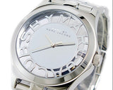 Marc Jacobs Henry Transparent Silver Dial Silver Steel Strap Watch for Women - MBM3205 Authentic Buy Shop Now