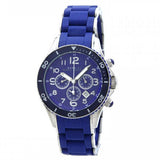 Marc Jacobs Rock Chronograph Blue Dial Blue Silicone Strap Watch for Women - MBM2548 Authentic Buy Shop Now