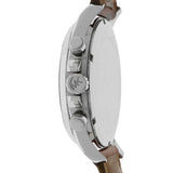 Michael Kors Gage Chronograph Quartz Black Dial Brown Leather Strap Watch For Men - MK8333 Authentic Buy Shop Now