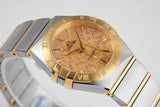 Omega Constellation Manhattan Yellow Dial Two Tone Steel Strap Watch for Women - 131.20.28.60.08.001 Authentic Buy Shop Now