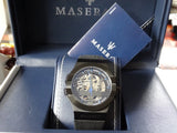 Maserati Potenza Automatic Black Dial Black Leather Strap Watch For Men - R8821108009 Authentic Buy Shop Now