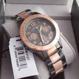Marc Jacobs Marc Chronograph Grey Dial Two Tone Steel Strap Watch for Men - MBM3157 Authentic Buy Shop Now