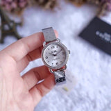 Coach Delancey White Dial Silver Steel Strap Watch for Women - 14502353 Authentic Buy Shop Now
