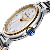 Maurice Lacroix Fiaba Mother of Pearl Dial Two Tone Steel Strap Watch for Women - FA1007-PVP13-170-1 Authentic Buy Shop Now